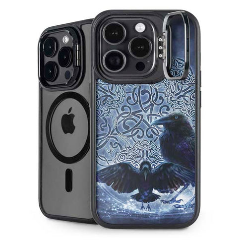 Celtic Raven by Brigid Ashwood iPhone 15 Pro Kickstand Case